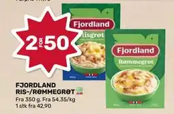 Coop Marked FJORDLAND RIS-/RØMMEGRØT tilbud