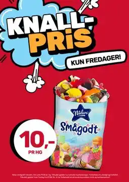 Coop Marked Nidar smågodt i løsvekt tilbud