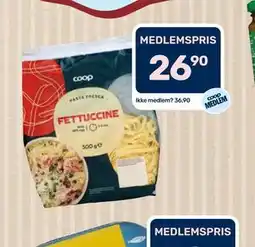 Coop Marked Coop Pasta Fresca Fettuccine tilbud