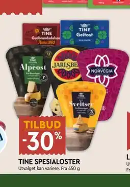 Coop Mega TINE SPESIALOSTER tilbud