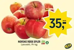 Coop Prix NORSKE RØDE EPLER tilbud
