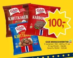 Coop Prix GILDE MIDDAGSFAVORITTER tilbud