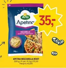 Coop Prix APETINA MOZZARELLA REVET tilbud