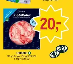 Coop Prix LOBNOBS tilbud