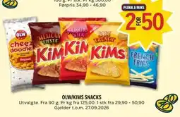 Coop Prix OLW/KIMS SNACKS tilbud