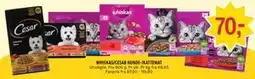 Coop Prix WHISKAS/CESAR HUNDE-/KATTEMAT tilbud