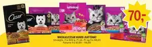 Coop Prix WHISKAS/CESAR HUNDE-/KATTEMAT tilbud