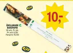 Coop Prix ÄNGLAMARK BAKEPAPIR tilbud