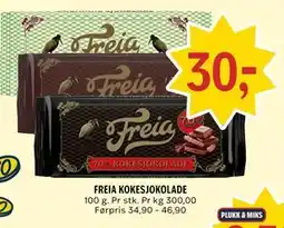 Coop Prix FREIA KOKESJOKOLADE tilbud