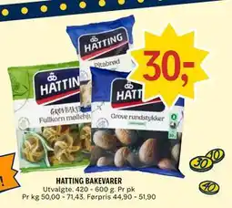 Coop Prix HATTING BAKEVARER tilbud
