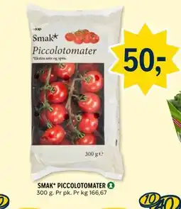 Coop Prix SMAK* PICCOLOTOMATER tilbud