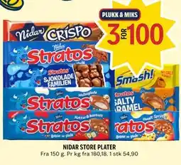 Coop Prix NIDAR STORE PLATER tilbud