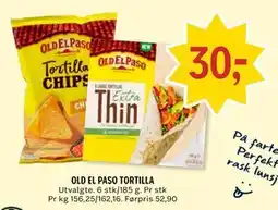 Coop Prix OLD EL PASO TORTILLA tilbud