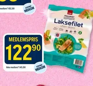 Coop Prix Laksefilet tilbud