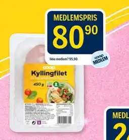 Coop Prix Kyllingfilet tilbud