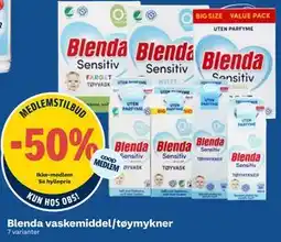 Coop Obs Blenda vaskemiddel/tøymykner tilbud