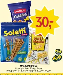 Coop Prix MAARUD SNACKS tilbud