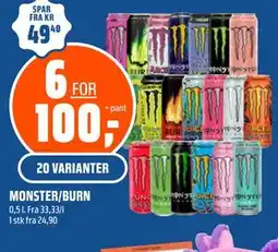 Coop Obs MONSTER/BURN tilbud