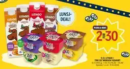 Coop Prix 0,5 L LITAGO + TINE GO´MORGEN YOGHURT tilbud