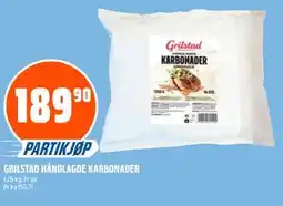 Coop Obs GRILSTAD HÅNDLAGDE KARBONADER tilbud