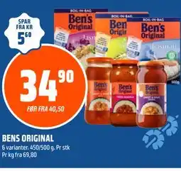 Coop Obs BENS ORIGINAL tilbud