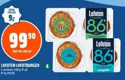 Coop Obs LOFOTEN LOFOTBURGER tilbud
