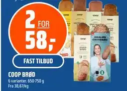 Coop Obs COOP BRØD tilbud
