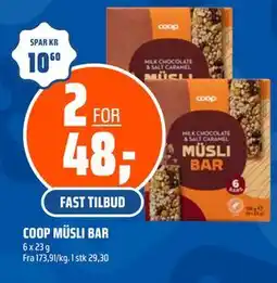Coop Obs COOP MÜSLI BAR tilbud