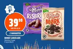 Coop Obs MINDE SJOKOLADE tilbud