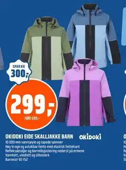 Coop Obs OKIDOKI EIDE SKALLJAKKE BARN tilbud