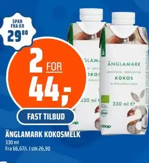 Coop Obs ÄNGLAMARK KOKOSMELK tilbud