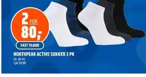 Coop Obs NORTHPEAK ACTIVE SOKKER 3 PK tilbud
