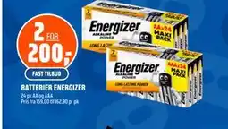 Coop Obs BATTERIER ENERGIZER tilbud
