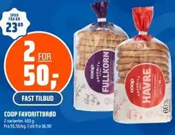 Coop Obs COOP FAVORITTBRØD tilbud