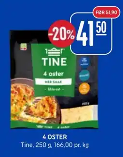 Rema 1000 Tine 4 oster tilbud