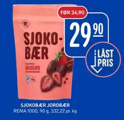 Rema 1000 Sjoko-bær jordbær tilbud