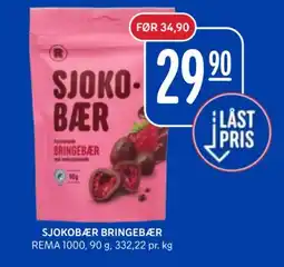 Rema 1000 Sjokobær bringebær tilbud