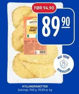 Rema 1000 Kyllingpanetter tilbud