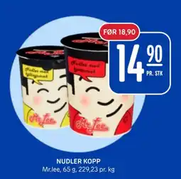 Rema 1000 Mr.lee Nudler Kopp tilbud