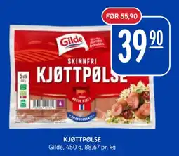 Rema 1000 Gilde kjøttpølse tilbud