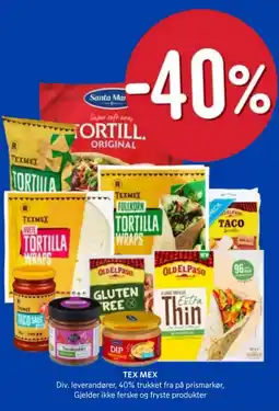 Rema 1000 Tex mex tortilla wraps tilbud