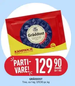 Rema 1000 Tine Gräddost tilbud