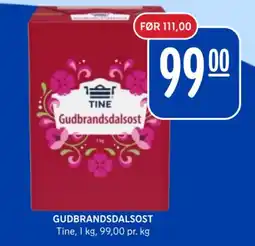 Rema 1000 Tine Gudbrandsdalsost tilbud