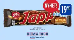 Rema 1000 Freia Japp Peanut tilbud