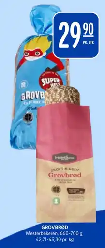 Rema 1000 Mesterbakeren Grovbrød tilbud
