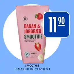 Rema 1000 Rema smoothie banan jordbær tilbud