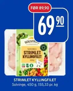 Rema 1000 Solvinge Strimlet Kyllingfilet tilbud