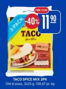 Rema 1000 Old el paso Taco Spice Mix tilbud