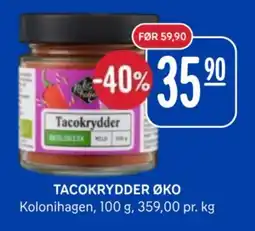 Rema 1000 Tacokrydder ØKO tilbud