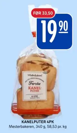 Rema 1000 Mesterbakeren Kanelputer tilbud